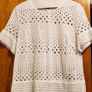 Michael Kors eyelet top